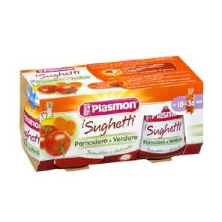 Plasmon Sughetto Pomodoro e Verdure 2 x 80 g