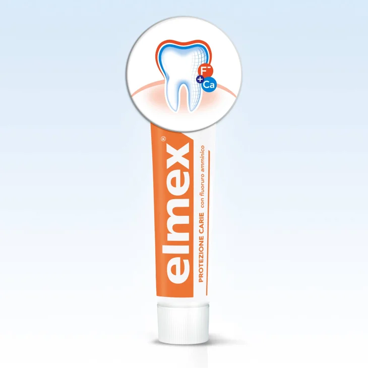 Elmex Protezione Carie Dentifricio senza mentolo 75 ml