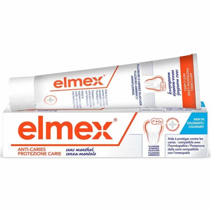Elmex Dentifricio Senza Mentolo Protezione Carie 75 ml Elmex Dentifricio Senza Mentolo Protezione Carie 75 ml