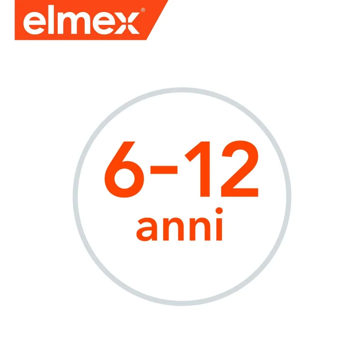 Elmex Junior 6-12 anni Bambini Dentifricio per protezione delle carie dei bambini 75 ml