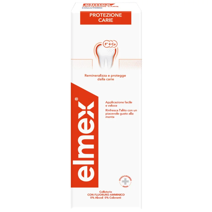 Elmex Collutorio Protezione Carie Collutorio per rinfrescare l'alito 400 ml