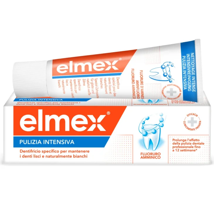 Elmex Pulizia Intensiva Dentifricio Sbiancante 50 ml Elmex Pulizia Intensiva Dentifricio Sbiancante 50 ml