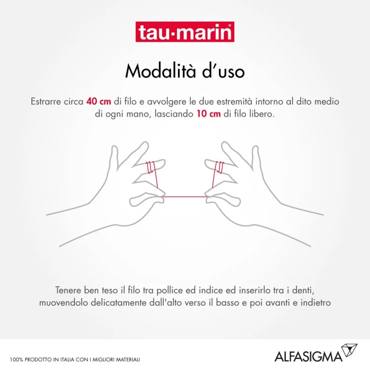 Tau-Marin Filo Interdentale Cerato 50 metri