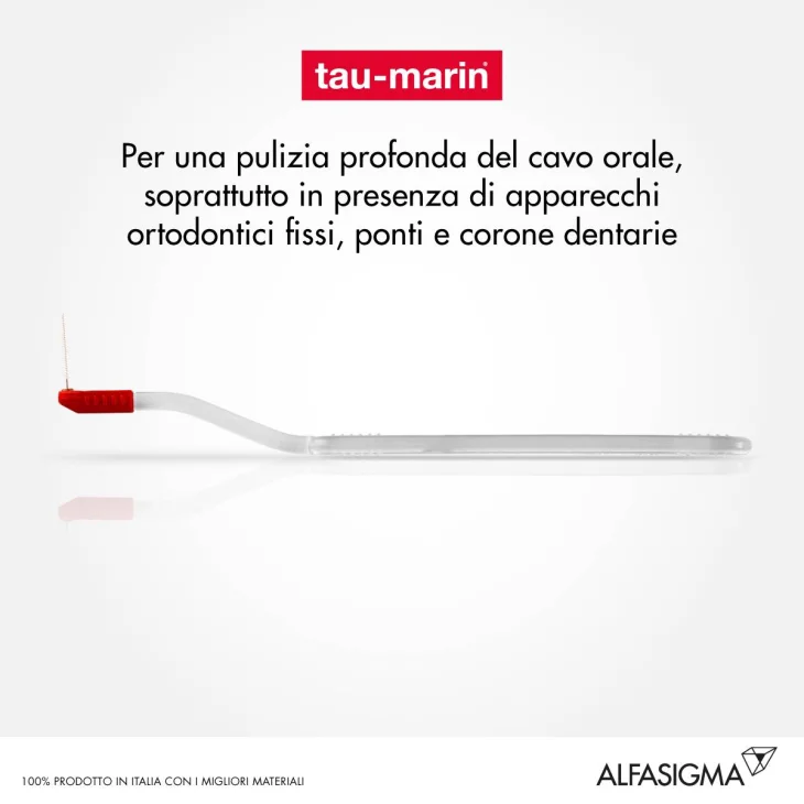Tau-Marin Scovolino Set Interdentale Anti-Placca 4 pezzi