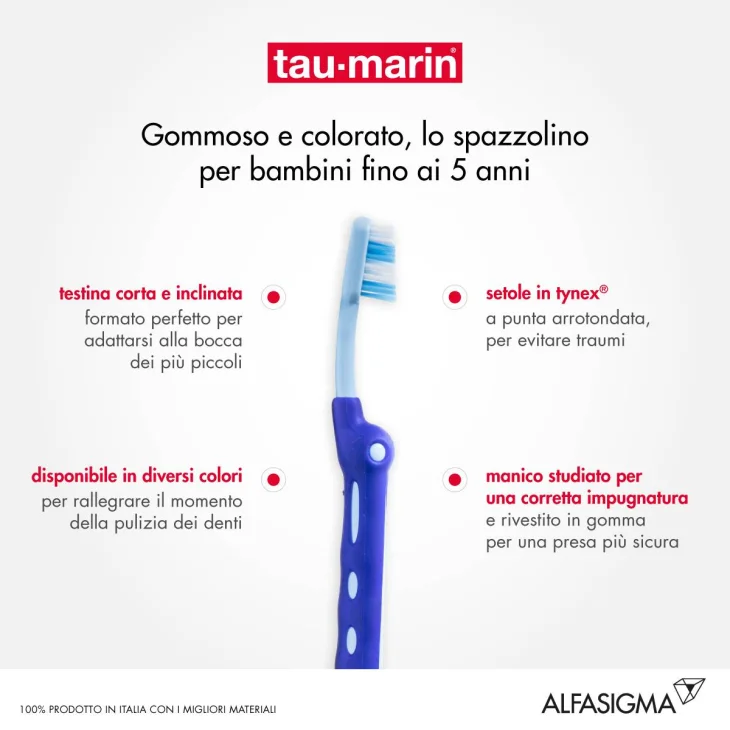 Tau-Marin Smile Spazzolino per i bambini 1 Pezzo