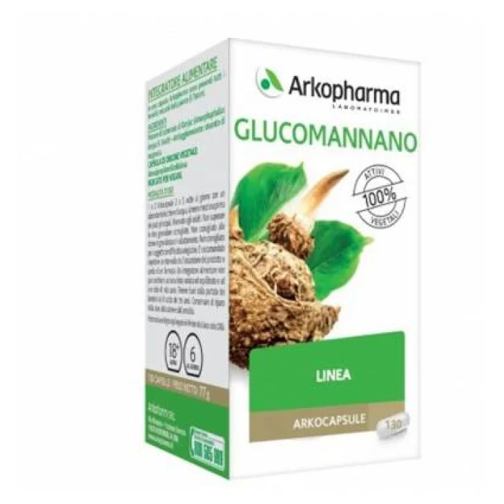 Arkopharma Arkocapsule Glucomannano Integratore dimagrante 130 capsule