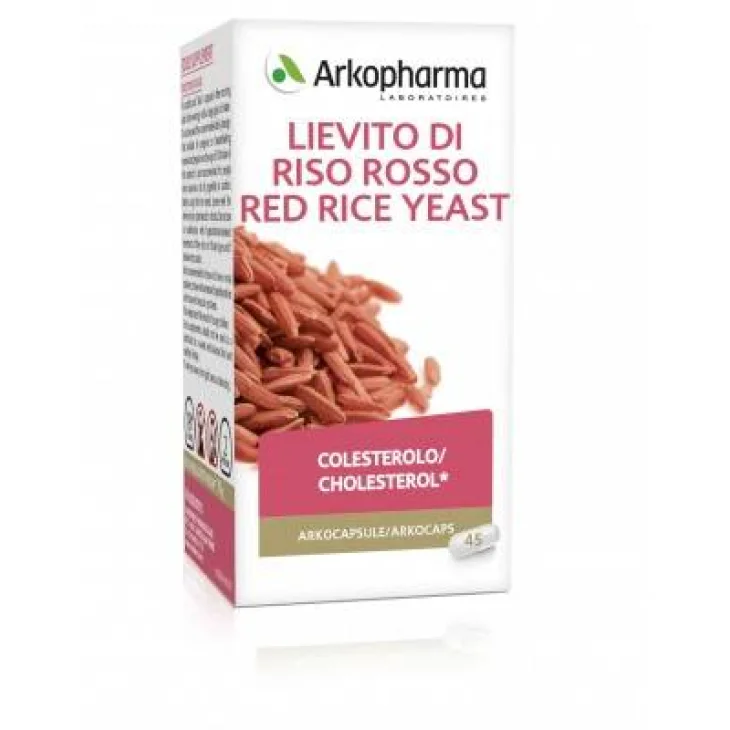 Arkopharma Arkocapsule Lievito di Riso Rosso Integratore per il Colesterolo 45 capsule