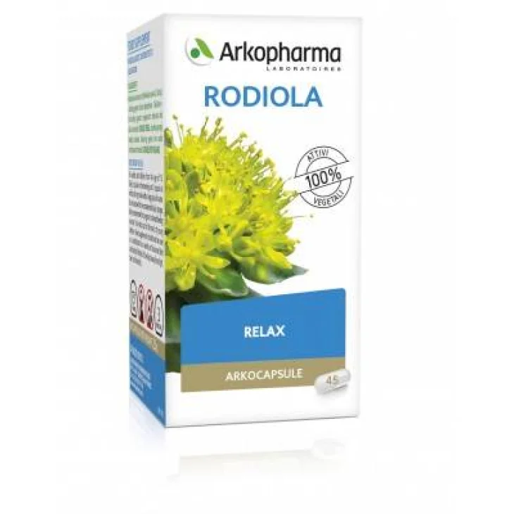 Arkopharma Arkocapsule Rodiola Integratore Anti-Stress 45 capsule