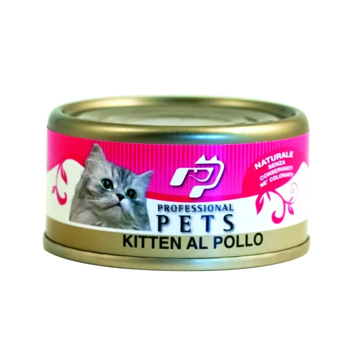 Professional Pets Kitten al Pollo Cibo umido per gatti 70 g