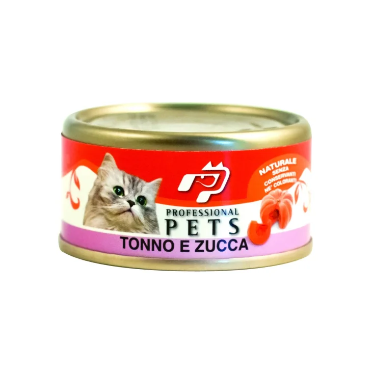 Professional Pets Cibo Umido per gatti Tonno e Zucca 70 g