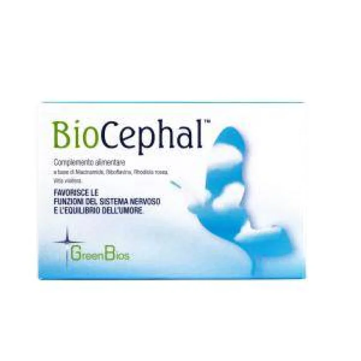 Green Bios Biocephal Integratore per Cefalea