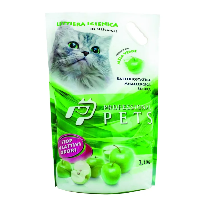 Professional Pets Lettiera in Silice alla Mela Verde