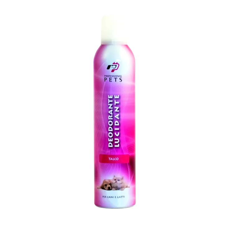 Professional Pets Deodorante lucidante per Cani e Gatti al Talco 400 ml