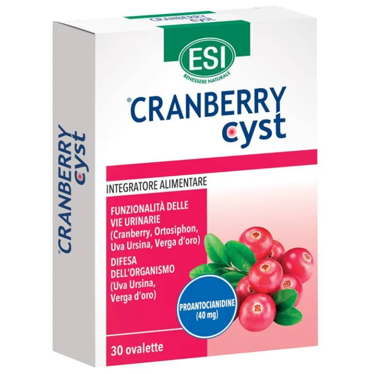 Esi Cranberry Cyst Integratore per le Vie Urinarie