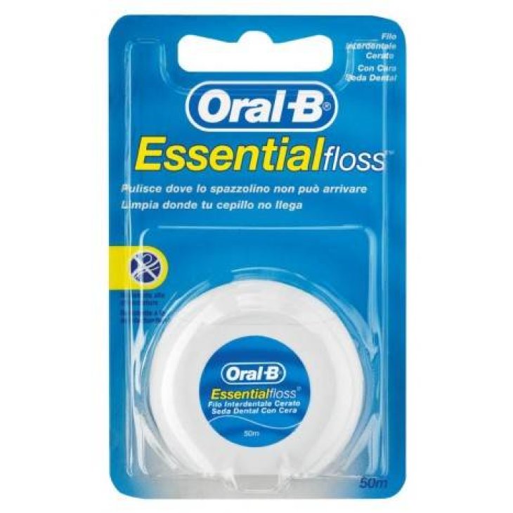Oral B Essential Floss Filo interdentale Cerato 50 metri