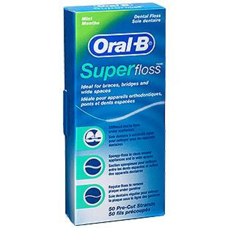 Oral B Super Floss Filo interdentale 50 Fili