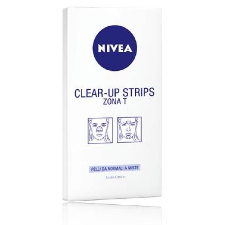 Nivea Clear-Up Strips Zona T Cerotti Viso