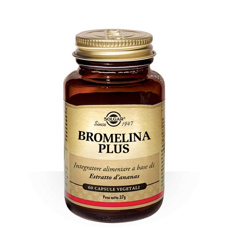Solgar Bromelina Plus Integratore per la Digestione 60 Capsule