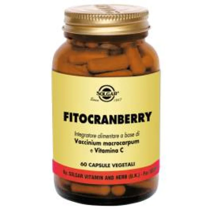 Solgar Fitocranberry Integratore per le Vie Urinarie 60 capsule