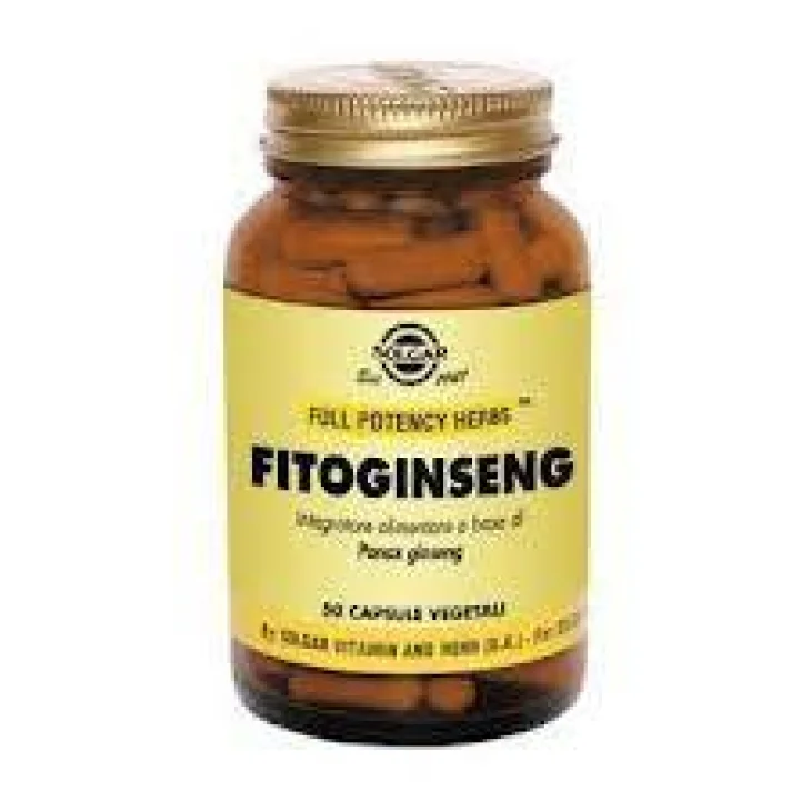 Solgar Fitoginseng Integratore Anti Affaticamento 50 capsule