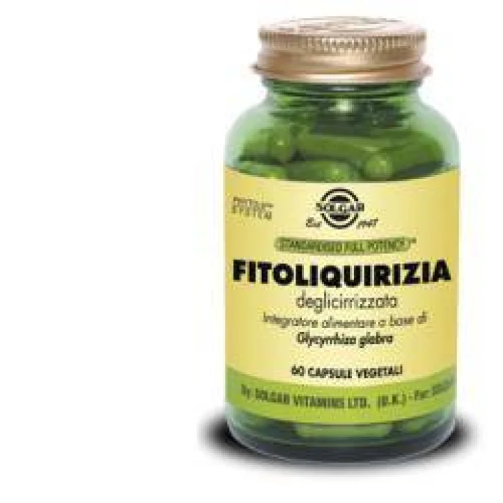 Solgar Fitoliquirizia Deglicirizzata Integratore per la Digestione 60 capsule