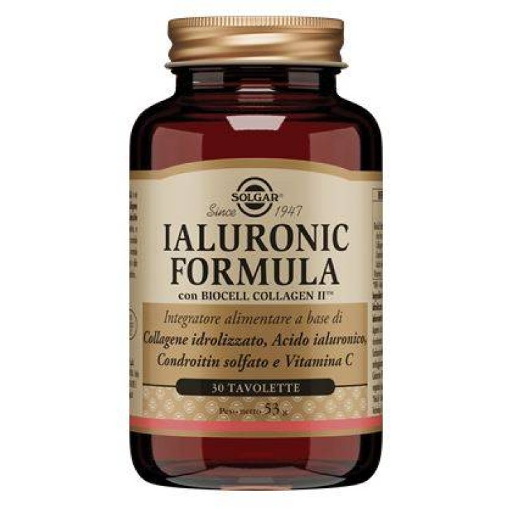 Solgar Ialuronic Formula Integratore per la Pelle 30 tavolette
