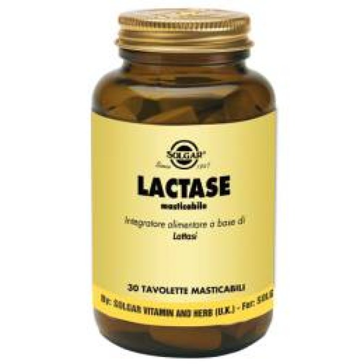 Solgar Lactase Integratore per Digerire Latte e Latticini 30 tavolette