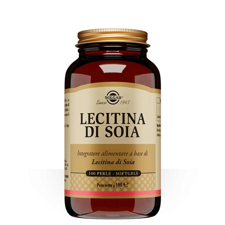 Solgar Lecitina di Soia Integratore per il Sistema Circolatorio 100 perle