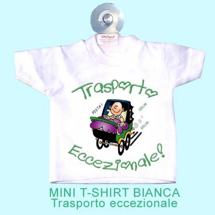 Dolcimesi Mini T-Shirt Trasporto Eccezionale