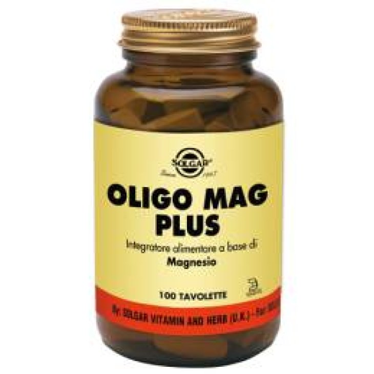 Solgar Oligo Mag Plus Integratore di Magnesio 100 tavolette