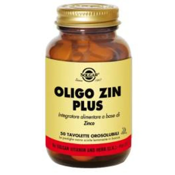 Solgar Oligo Zin Plus Integratore per le Difese Immunitarie 50 tavolette