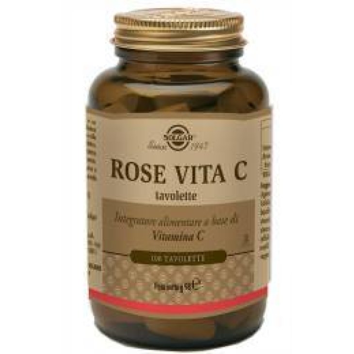 Solgar Rose Vita C Integratore Vitaminico 100 tavolette