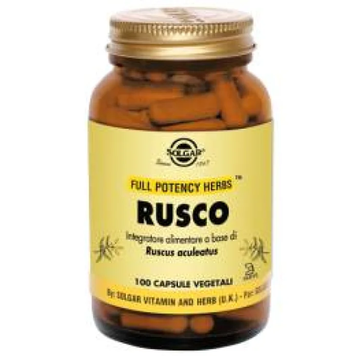 Solgar Rusco Integratore per il Microcircolo 100 capsule