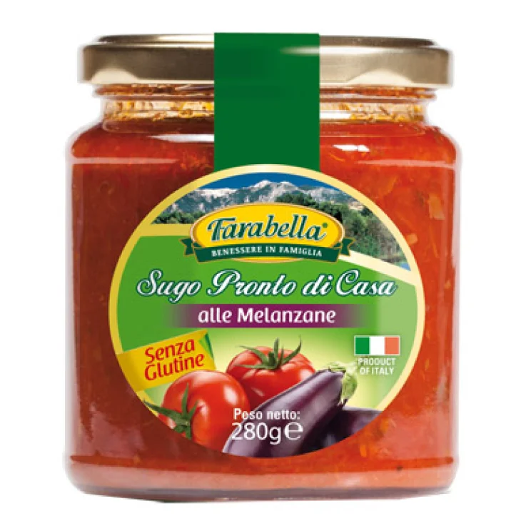 Farabella Sugo Pronto alle Melanzane Senza Glutine