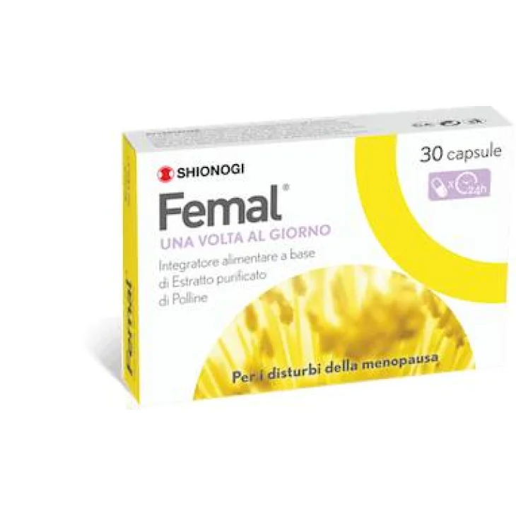 Pizeta Pharma Femal Integratore Allevia i Disagi della Menopausa e della Sindrome Premestruale 30 compresse