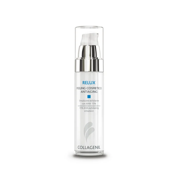 Collagenil Relux Peeling Cosmetico Antiaging Emulsione Esfoliante con AHA 15%