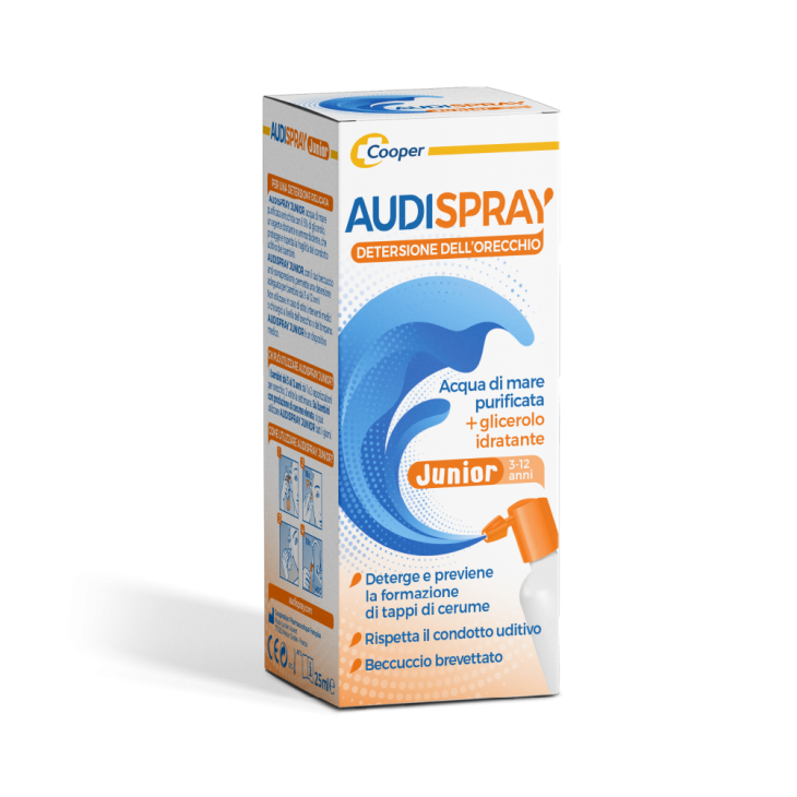 Audispray Junior Spray per l'Igiene dell'Orecchio dei Bambini