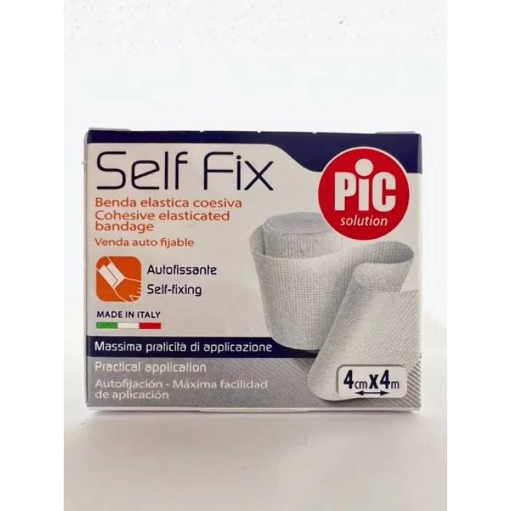 Pic Self Fix Benda Elastica di Fissaggio cm 4x4 m