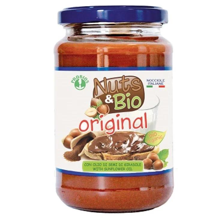 Probios Nuts & Bio Original Crema Spalmabile alla Nocciola Biologica Senza Glutine