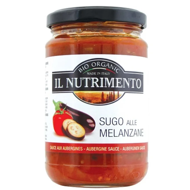 Il Nutrimento Sugo alle Melanzane Biologico Senza Glutine