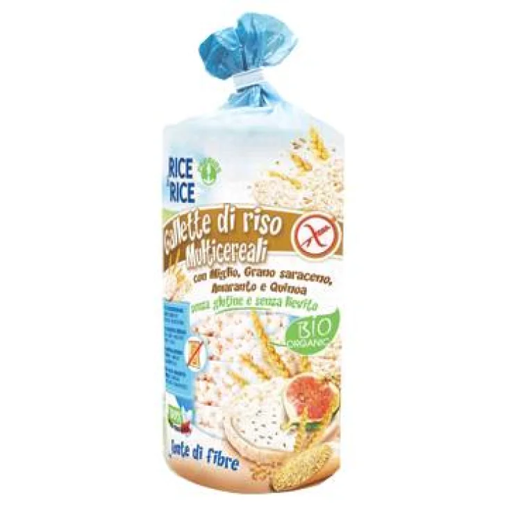 Rice&Rice Gallette di Riso Multicereali biologiche e senza glutine 100 g