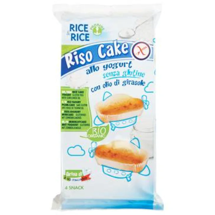Rice&Rice Riso Cake allo Yogurt Biologico senza glutine 4 x 45 g