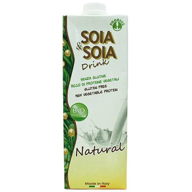 Soia&Soia Drink Bevanda di soia al naturale 1000 ml
