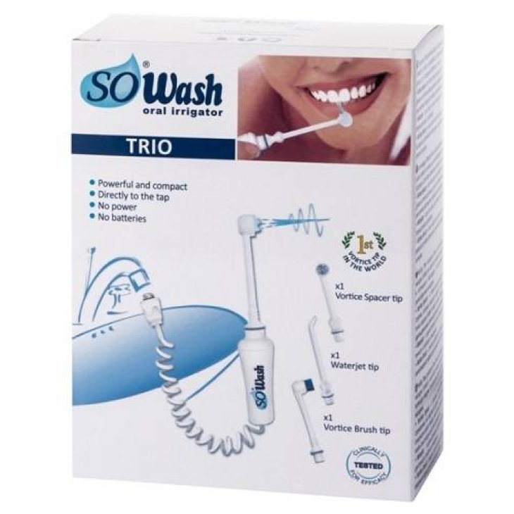 SoWash Idrogetto + Idropulsore per l'Igiene Orale Senza Batterie o Elettricità