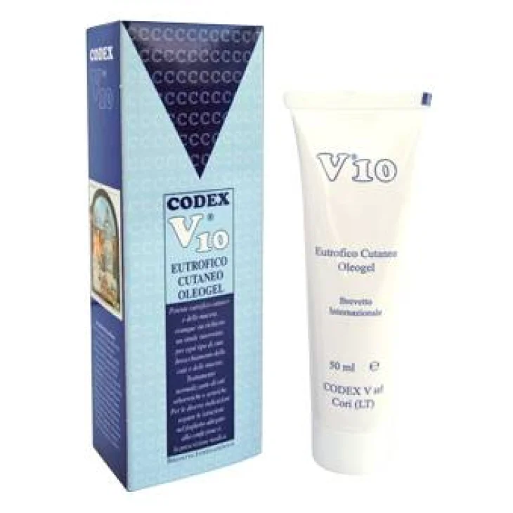 Codex V10 Oleogel trofico anti-invecchiamento di cute e mucose 50 ml