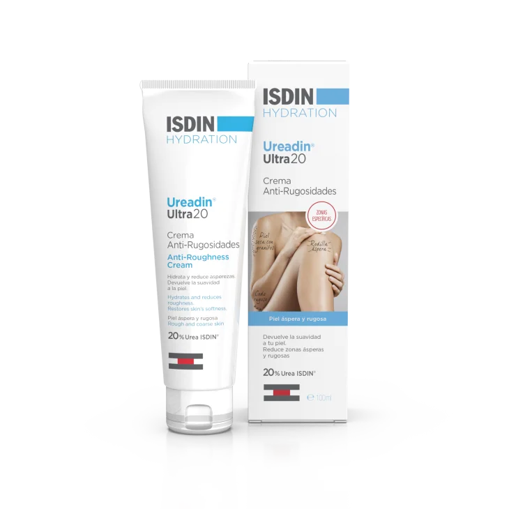 Isdin Ureadin Ultra 20 Crema Idratante Zone Ruvide per Pelle Secca 100 ml