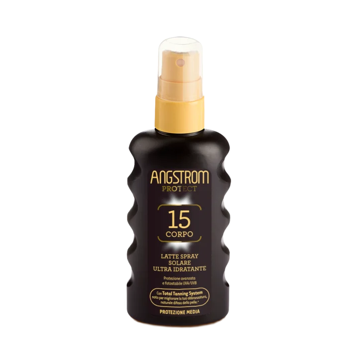 Angstrom Hydraxol Latte Solare Spray protezione solare SPF15 175 ml
