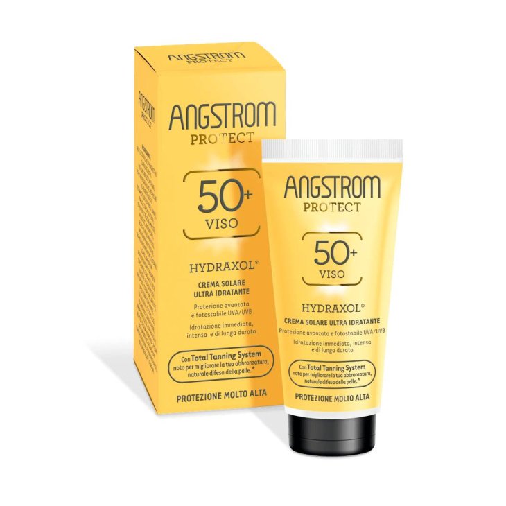Angstrom Hydraxol Crema solare per il viso protettiva 50+ 50 ml