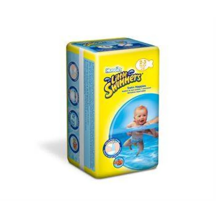 Huggies Little Swimmers Pannolino Costumino Small Taglia 2-3 (3-8 Kg) 12 pezzi