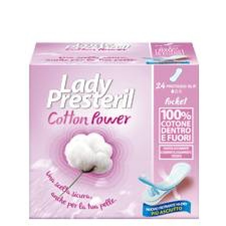 Corman Lady Presteril Cotton Power Proteggi slip in cotone 24 pezzi